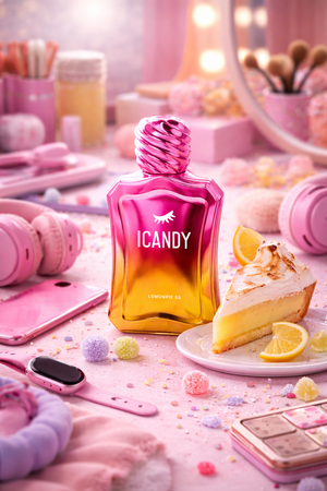 Caramelized Lemon Pie 53 perfume flat lay