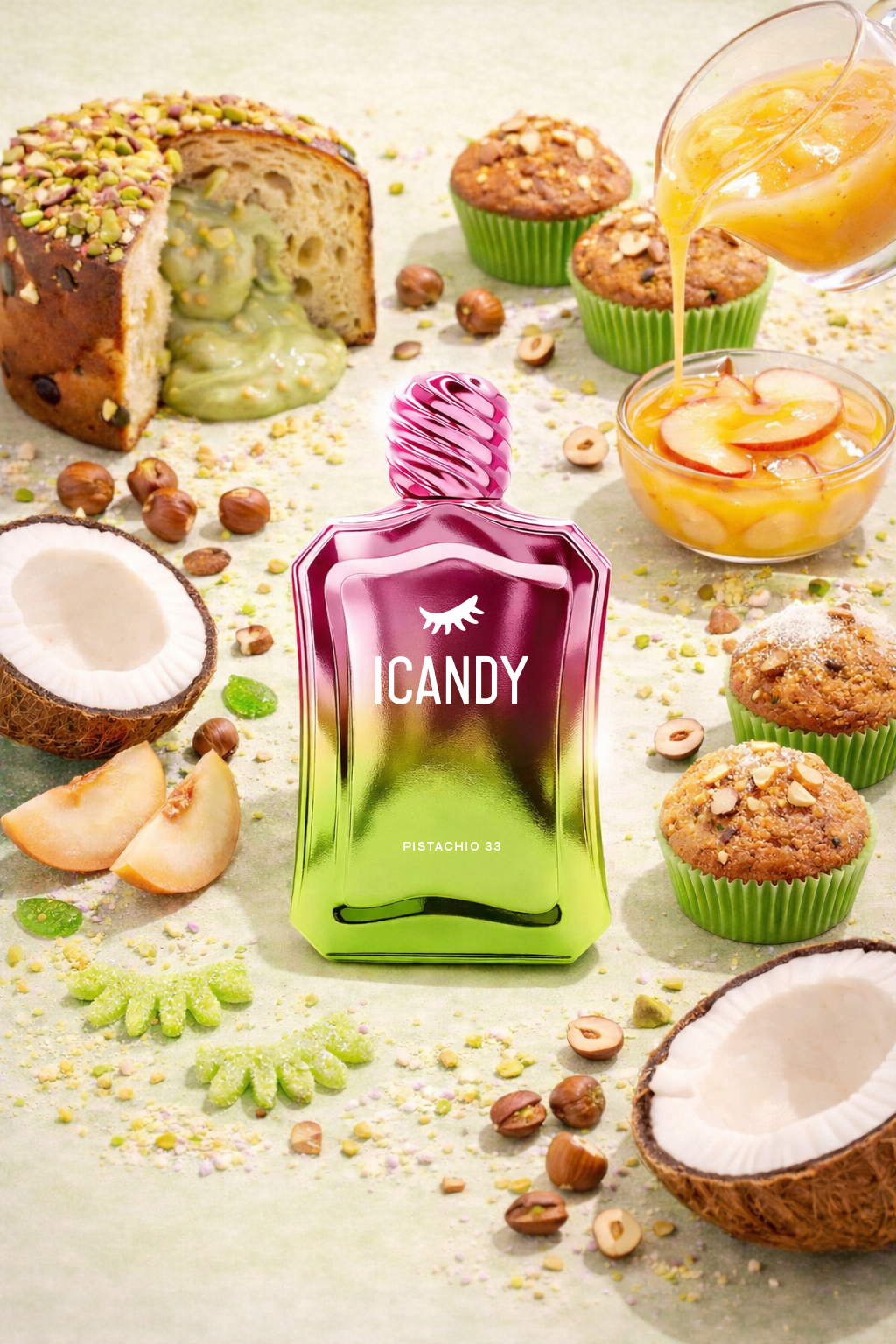 Pistachio 33 perfume with fruit notes