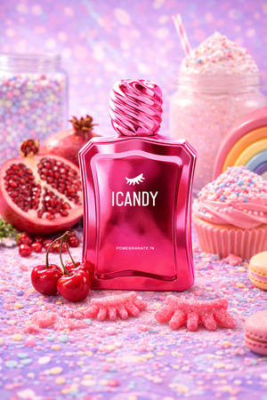 Pomegranate 74 perfume with candies