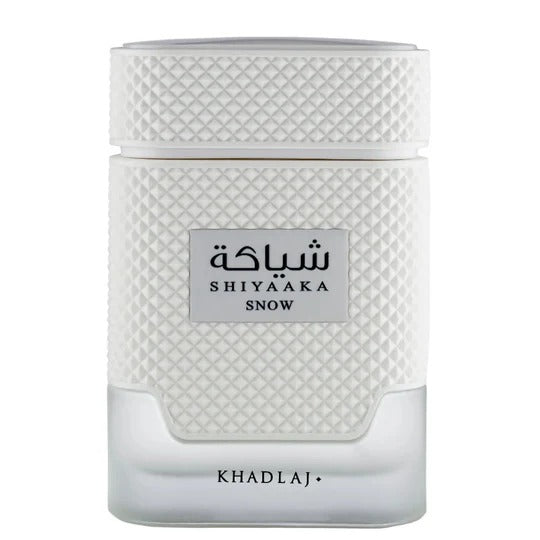 Khadlaj Shiyaaka Snow 100ml Eau de Parfum — fresh citrus spicy men's fragrance