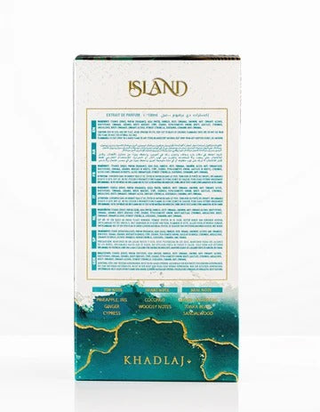 Khadlaj Island 100ml — tropical woody unisex perfume