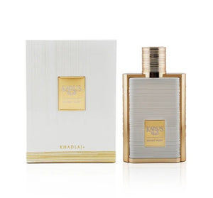 Khadlaj Karus Secret Musk 100ml EDP bottle — saffron, rose, chocolate, musk