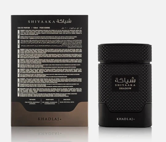 Khadlaj Shiyaaka Shadow 100ml EDP — woody men's perfume