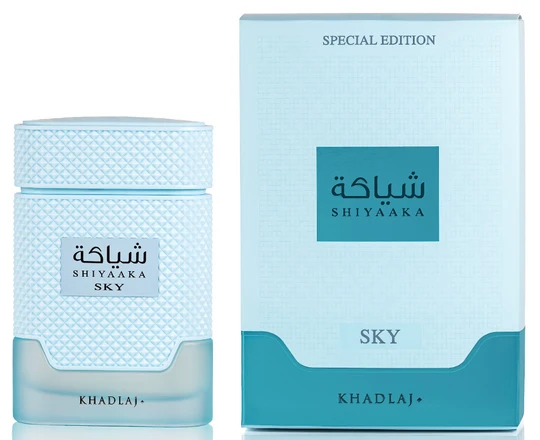 Khadlaj Shiyaaka Sky 100ml Eau de Parfum — fresh aromatic woody men's fragrance