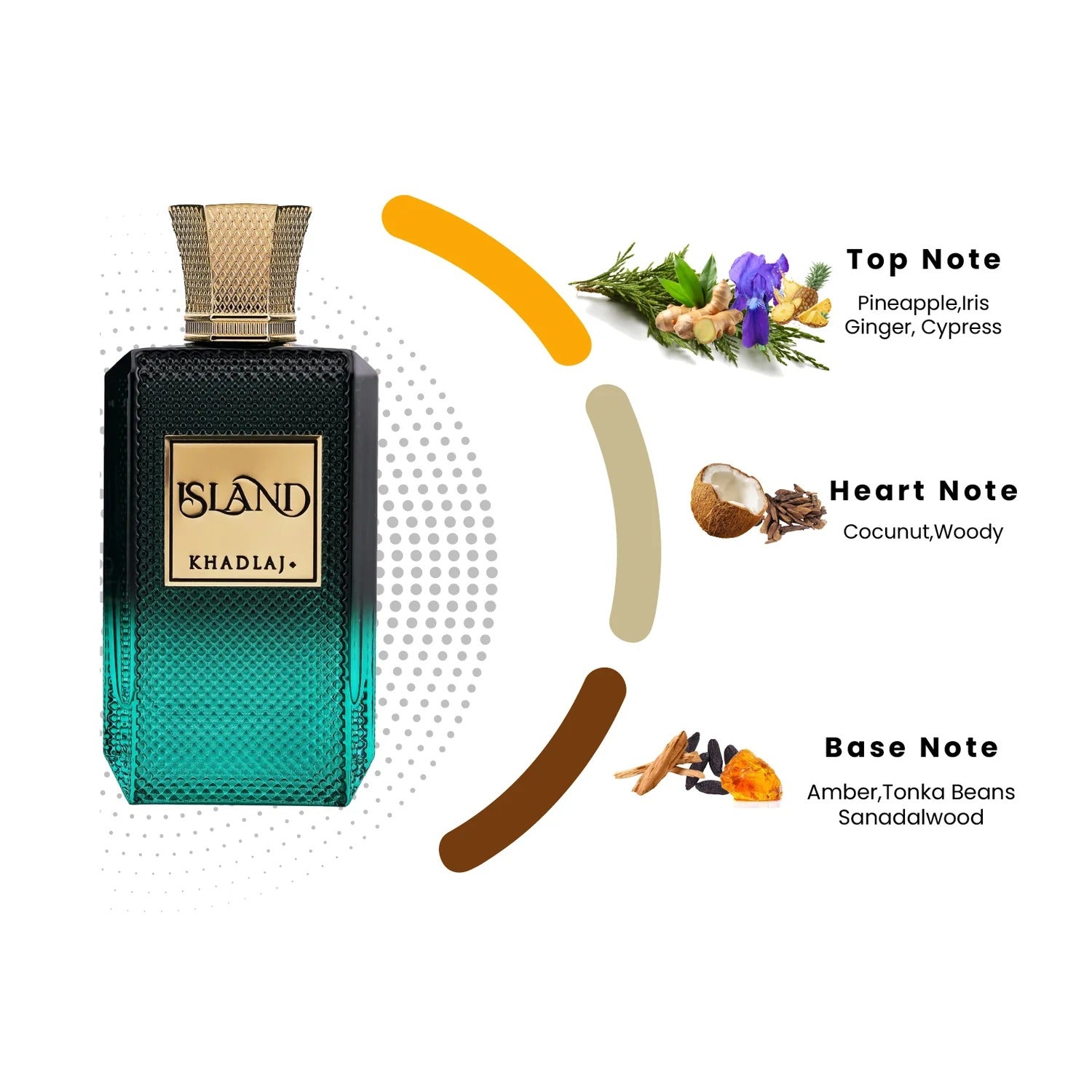 Khadlaj Island 100ml Extrait de Parfum fragrance