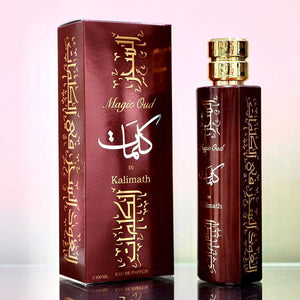 Magic Oud Kalimath oriental vanilla oud perfume bottle