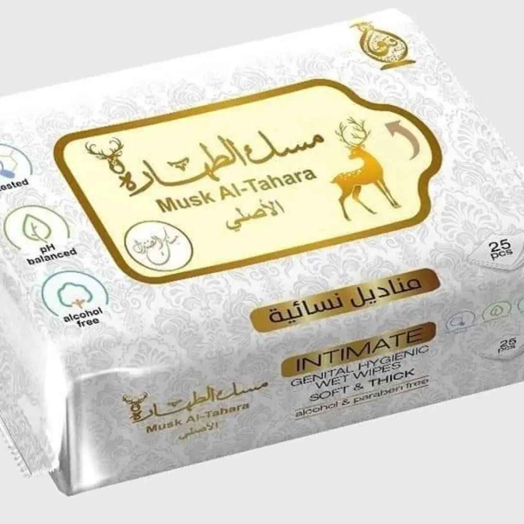 Sandalwood MUSK PURITY INTIMATE WIPES 25 PCS